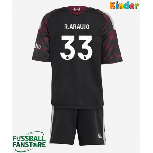 Liverpool Ronald Araujo #33 Replik 3rd trikot Kinder 2026-27 Kurzarm (+ Kurze Hosen)